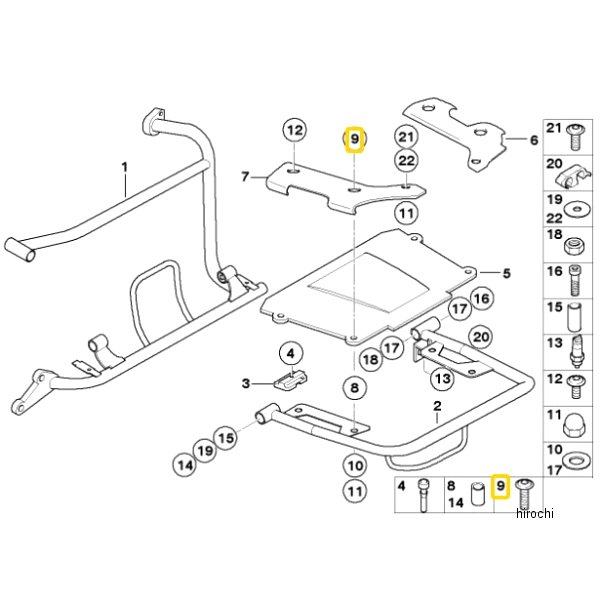 BMW純正 タッピング スクリュー M5X25 71607672262 HD店