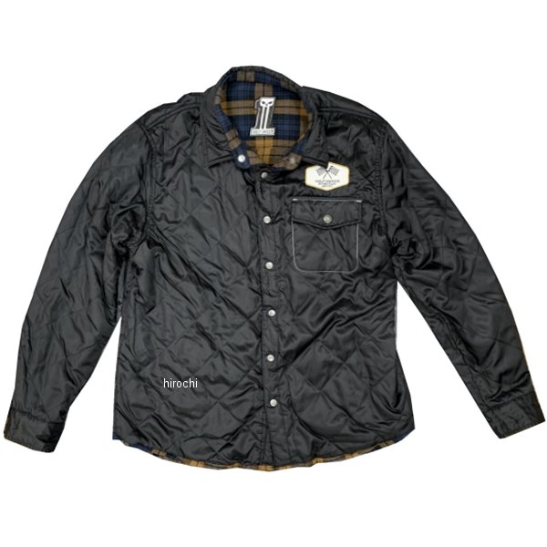 【即納】 ハーレー純正 新品 シャツジャケット リバーシブル キルティング チェック ブラウン/ネイビー/黒 XLサイズ 96607-19VM/002L HD店