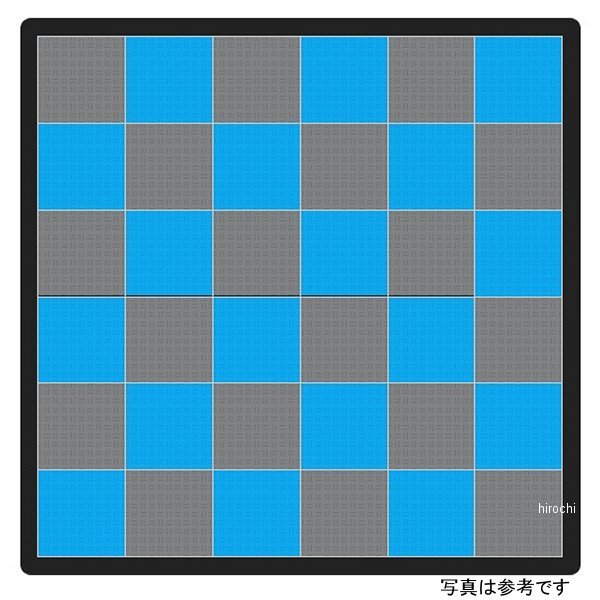 テックタイル TECTile Car-Mセット 2,740mm×5,380mm ダークグレー/青 TECTILE-GARAGE0006-DGR-BL HD店