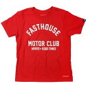 【メーカー在庫あり】 ファストハウス FASTHOUSE 春夏モデル ユース Tシャツ ブリゲート 赤 YMサイズ 1470-4022 HD店