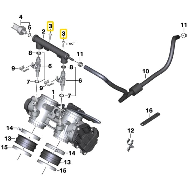 BMW純正 トルクス ボルト、セルフ カット仕様 13548358965 HD店