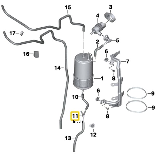 BMW純正 接続ピース 3 口 16137728992 HD店