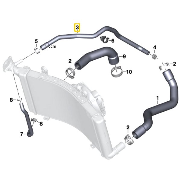 BMW純正 エア抜きホース 17128565236 HD店