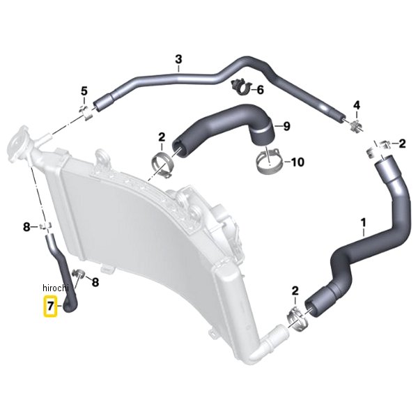 BMW純正 オーバーフロー ホース 17138565246 HD店