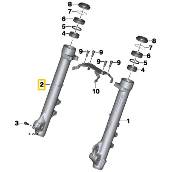 BMW純正 スライド パイプ RH 31428566588 HD店