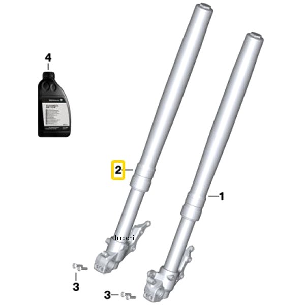 BMW純正 フォーク ストラット schwarz RH 31429480342 HD店