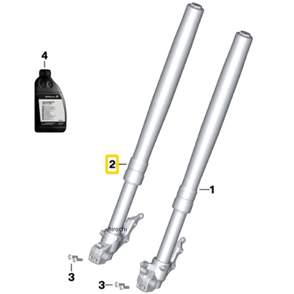 BMW純正 フォーク ストラット schwarz RH 31429480346 HD店