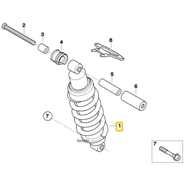 BMW純正 R スプリング ストラット 33537698306 HD店