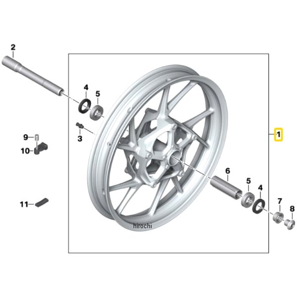 BMW純正 キャストホイール 灰色 フロント 36318394332 HD店