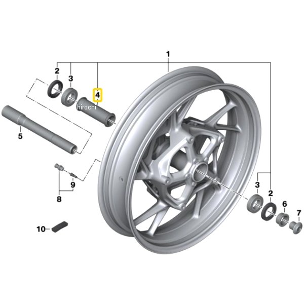BMW純正 スペーサー ブッシュ 36318551385 HD店