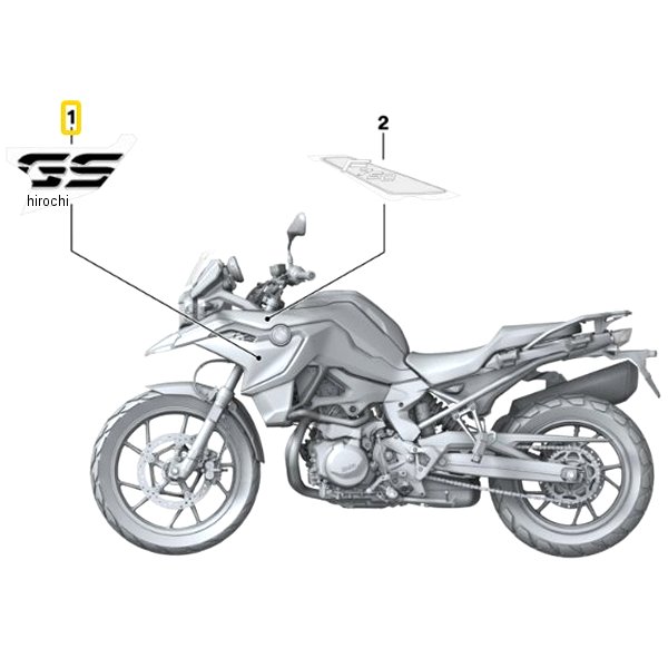 BMW純正 エンブレム LH 51148389415 HD店
