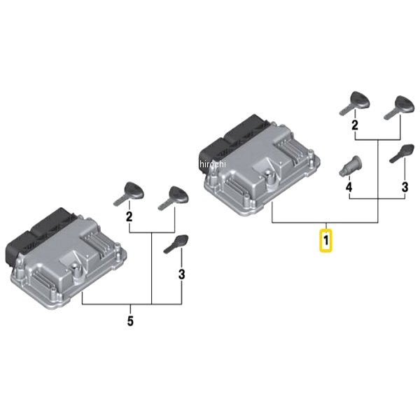 BMW純正 BMSK CU 付き同一キー セット(Code) 51258392352 HD店