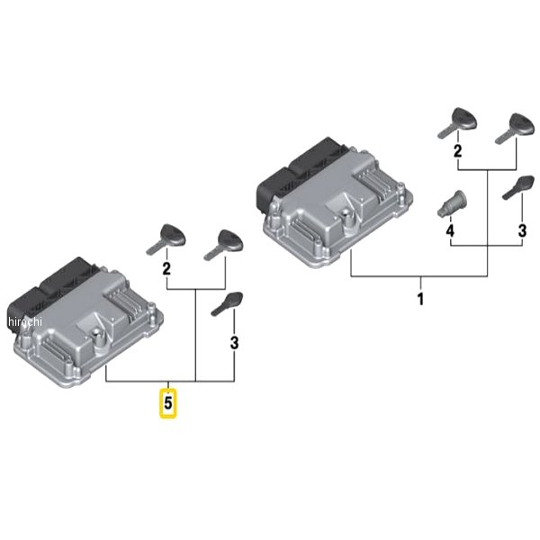 BMW純正 BMSK CU 付きキー セット(Code) 51258392353 HD店