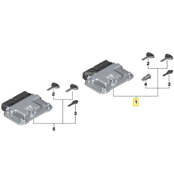 BMW純正 BMSK CU 付き同一キー セット(Code) 51258556760 HD店