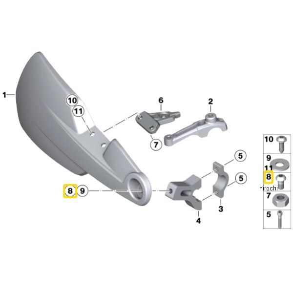 BMW純正 フィリスター ヘッド スクリュー 63127690691 HD店
