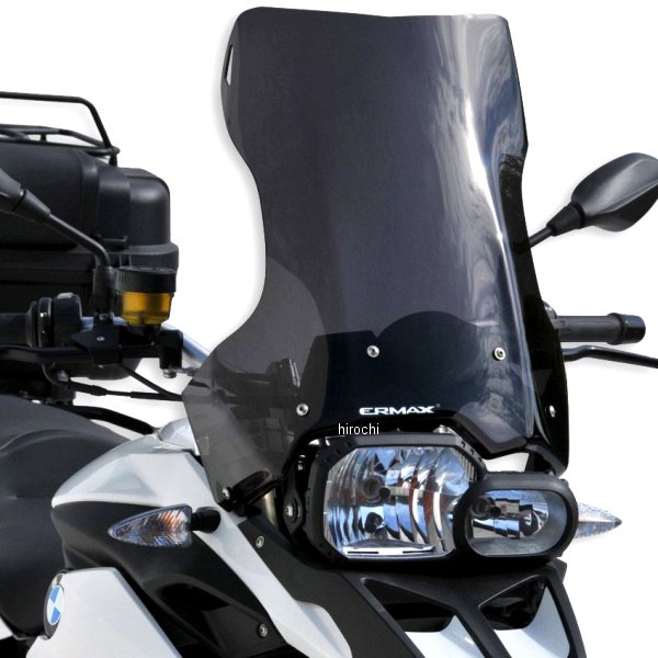 0110XX041 アルマックス ERMAX ハイプロテクションウインドスクリーン 45cm 08年-12年 BMW F650GS ライトブラウン 011002041 HD店