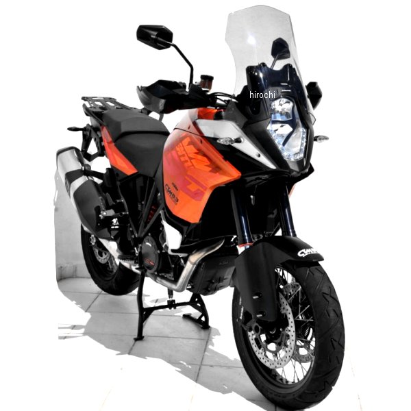 0154XX005 アルマックス ERMAX ハイプロテクションスクリーン 13年-15年 KTM 1190 Adventure ライトブラック 015403005 HD店