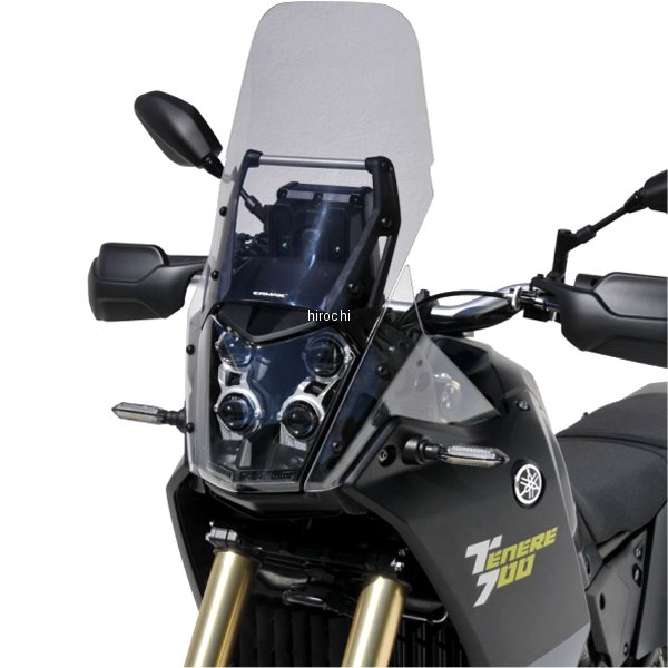 YAMAHA - 0102Y90-XX アルマックス ERMAX ハイプロテクション ウインドスクリーン +8cm(35cm)19年-22年 テネレ700 サテングレー 0102Y90-83 HD店
