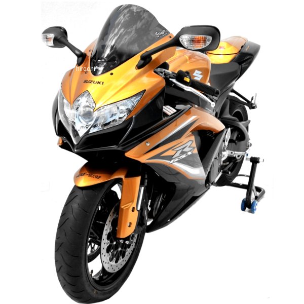 0704XX092-R600 アルマックス ERMAX Aeromax スクリーン 08年-10年 GSX-R600 ダークブラック 070456092-R600 HD店