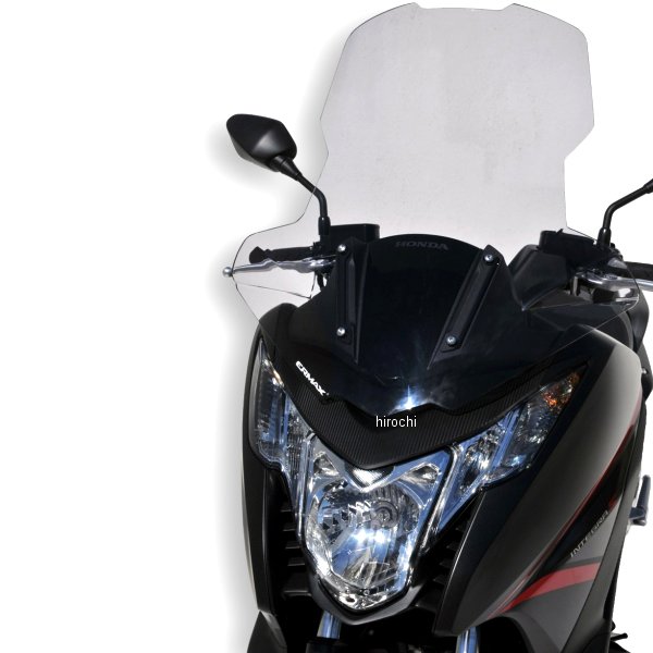 0101XX143 アルマックス ERMAX ハイプロテクション ウインドスクリーン 66cm 14年-15年 NC750 INTEGRA D/S ライトブラック 010103143 HD店