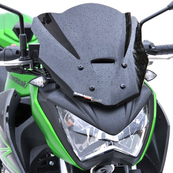 0303XX090 アルマックス ERMAX スポーツスクリーン 30cm 15年-16年 Z300 サテンブラック 030347090 HD店