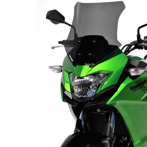 0303S67-XX アルマックス ERMAX スポーツスクリーン 35cm 17年-20年 VERSYS X300 ダークブラック 0303S67-56 HD店