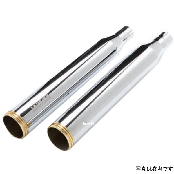 モーターステージ スリップオンマフラー 76ストレート 17年 FXDF、FXDBF、FXDWG クローム 2018205 HD店