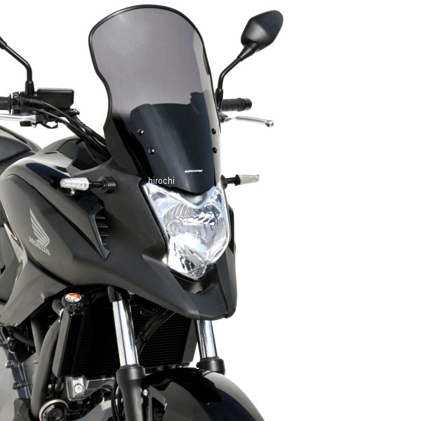 0101XX141 アルマックス ERMAX ハイプロテクション ウインドスクリーン 46cm 14年-15年 NC750X サテンブラック 010147141 HD店