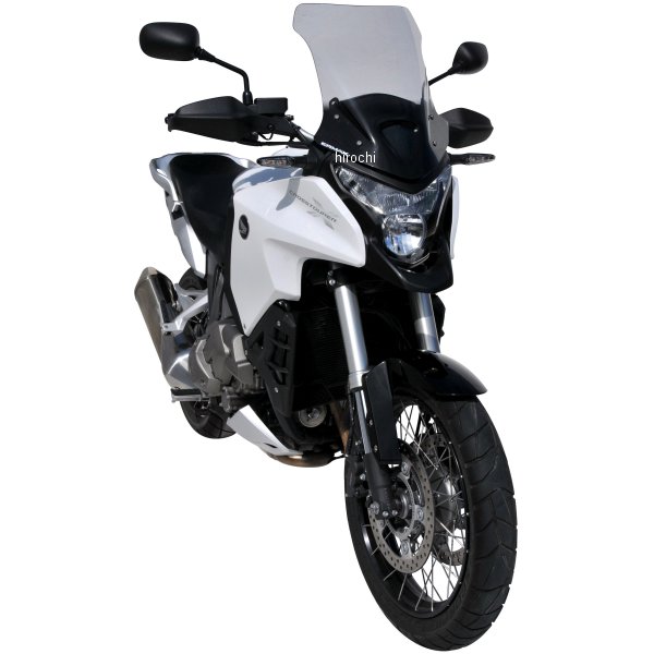 0101XX130 アルマックス ERMAX ハイプロテクション ウインドスクリーン 48cm 12年-15年 VFR1200X Crosstourer グレー 010154130 HD店