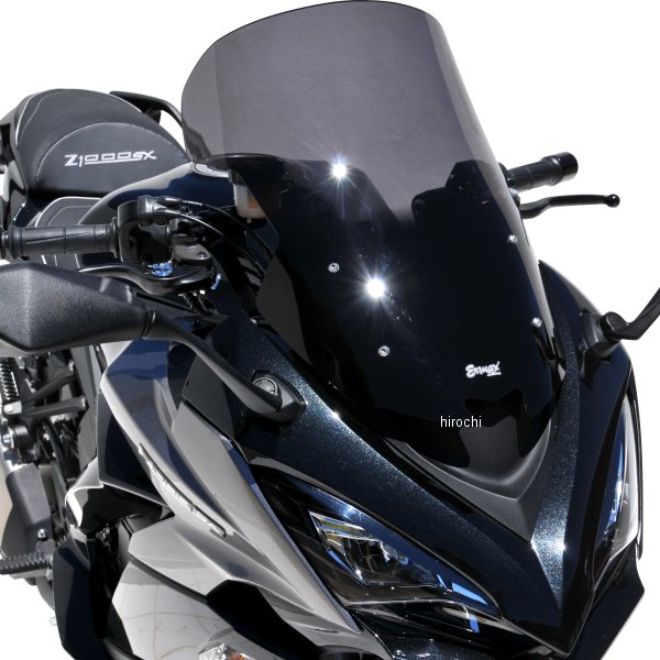 0103S66-XX アルマックス ERMAX ハイプロテクション ウインドスクリーン 50cm 17年-19年 Ninja1000、Z1000SX グレー 0103S66-54 HD店