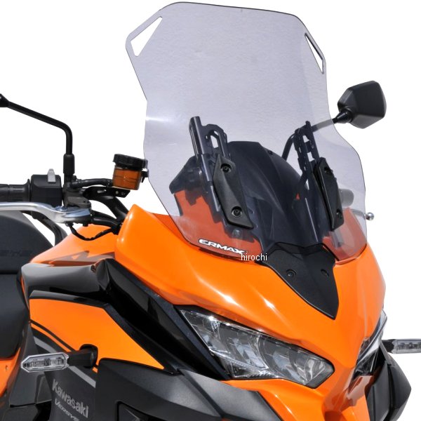 0103S73-XX アルマックス ERMAX ハイプロテクションウインドスクリーン 45cm 19年-20年 VERSYS1000 ライトブラック 0103S73-03 HD店
