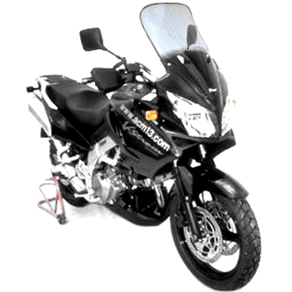 0104XX061 アルマックス ERMAX ハイプロテクションウインドスクリーン +18cm(59cm)02年-03年 V-Strom1000、DL1000 ブルー 010404061 HD店
