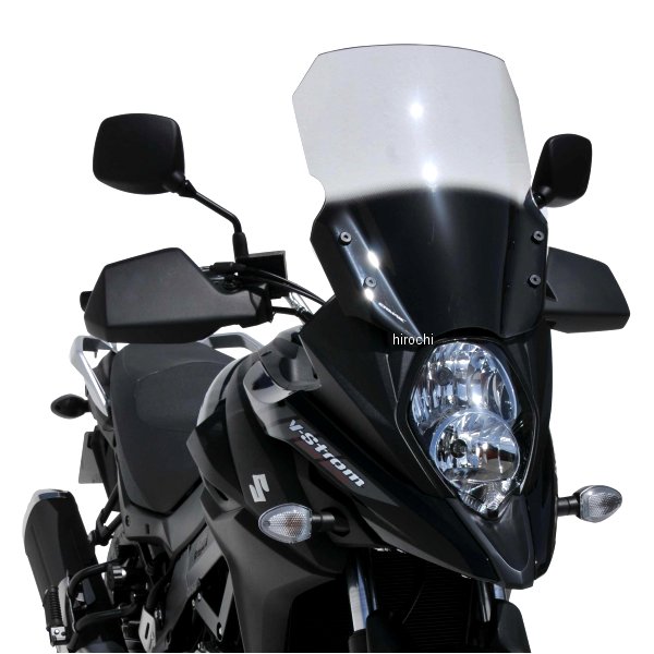 0104V73-XX アルマックス ERMAX ハイプロテクション ウインドスクリーン 43cm 17年-20年 V-Strom650、DL650 ライトブラック 0104V73-03 HD店