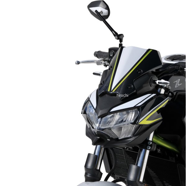 1503S78-XX アルマックス ERMAX ノーズフェアリング 23.5cm 20年-24年 Z650 ホワイト/ブラック2020 1503S78-B5 HD店