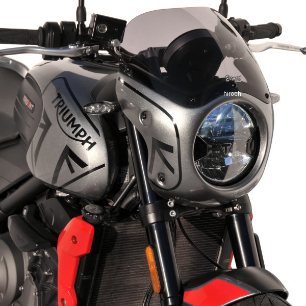 1521041-XX アルマックス ERMAX ビキニカウル スクリーン付き 21年-22年 トライアンフ TRIDENT660 サテンブラック 1521041-BL HD店
