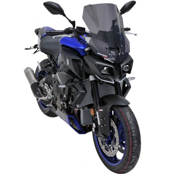YAMAHA - 0102XX132 アルマックス ERMAX ハイプロテクション ウインドスクリーン 47cm 16年-20年 MT-10、FZ-10 ブルー 010204132 HD店