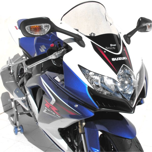 0104XX092 アルマックス ERMAX ハイプロテクション ウインドスクリーン 08年-10年 GSX-R750 サテンブラック 010447092 HD店