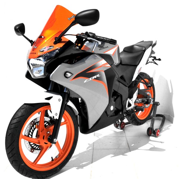 0701XX122 アルマックス ERMAX Aeromax スクリーン 38cm 11年-17年 CBR125R グレー 070154122 HD店