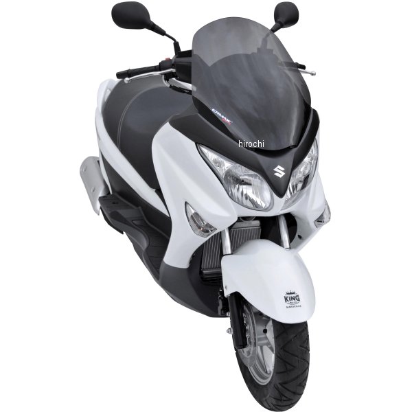 0304XX111 アルマックス ERMAX スクーター スポーツスクリーン 54cm 07年-20年 Burgman200 サテングレー 030483111 HD店