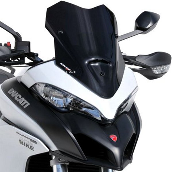 0307028-XX アルマックス ERMAX スポーツスクリーン 39cm 18年-20年 ドゥカティ Multistrada1260 サテ..