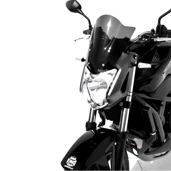 HONDA - 0301XX128 アルマックス ERMAX スポーツ スクリーン 30cm 12年-13年 NC700S グレー 030154128 HD店