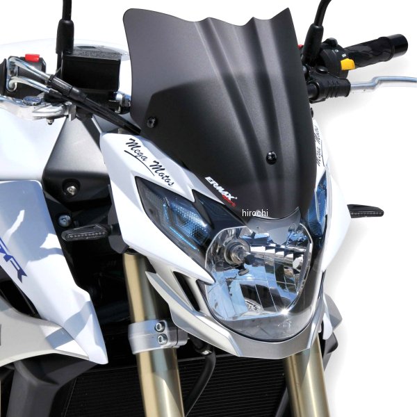 0304XX104 アルマックス ERMAX スポーツスクリーン 26cm 15年-16年 GSX-S750 サテングレー 030483104 HD店