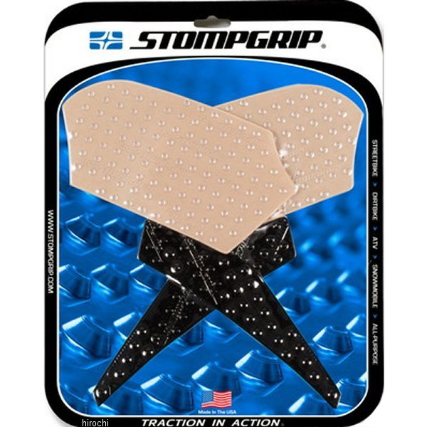 ストンプグリップ STOMPGRIP トラクションパッドタンクキット 15年-20年 ヴェルシス650 ハイブリッド 55-10-0109H HD店