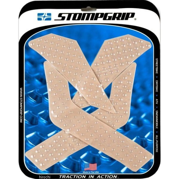 ストンプグリップ STOMPGRIP トラクションパッドタンクキット 08年-19年 XT250/SEROW250 クリア 55-10-0126C HD店