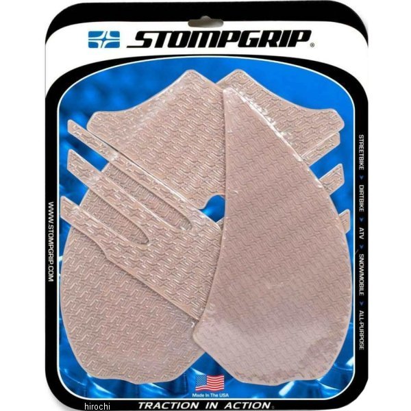 ストンプグリップ STOMPGRIP トラクションパッドタンクキット 06年-11年 ZX-14 クリア 55-14-0033C HD店