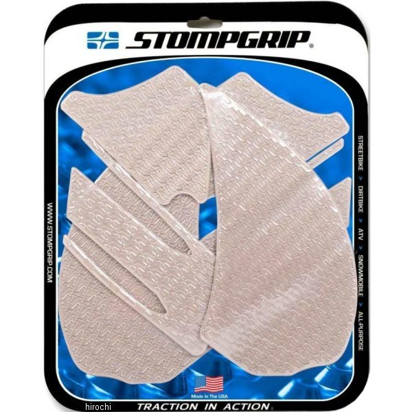 ストンプグリップ STOMPGRIP トラクションパッドタンクキット 12年-20年 ZX-14 クリア 55-14-0042C HD店