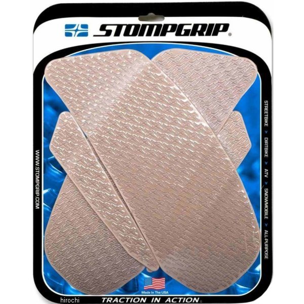 ストンプグリップ STOMPGRIP トラクションパッドタンクキット 09年-16年 GSX-R1000 クリア 55-14-0056C HD店