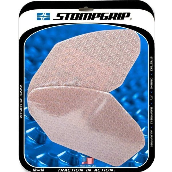 ストンプグリップ STOMPGRIP トラクションパッドタンクキット 17年-20年 Ninja650/Z650 クリア 55-14-0140C HD店