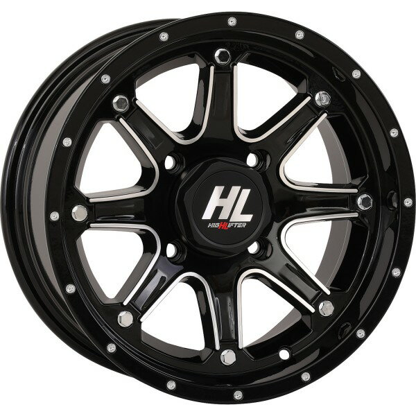 【USA在庫あり】 ハイリフター HIGHLIFTER HL4 ホイール フロント、リア 14×7 4/156 4+3 20年-22年 YXZ1000R SS XT-R 4x4 黒 0230-1246 HD店