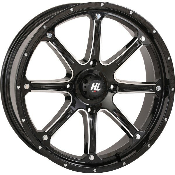 【USA在庫あり】 ハイリフター HIGHLIFTER HL4 ホイール 20年-22年 YXZ1000R SS XT-R 4x4 20×6.5 4/156 4+2.5 フロント、リア 黒 0230-1248 HD店